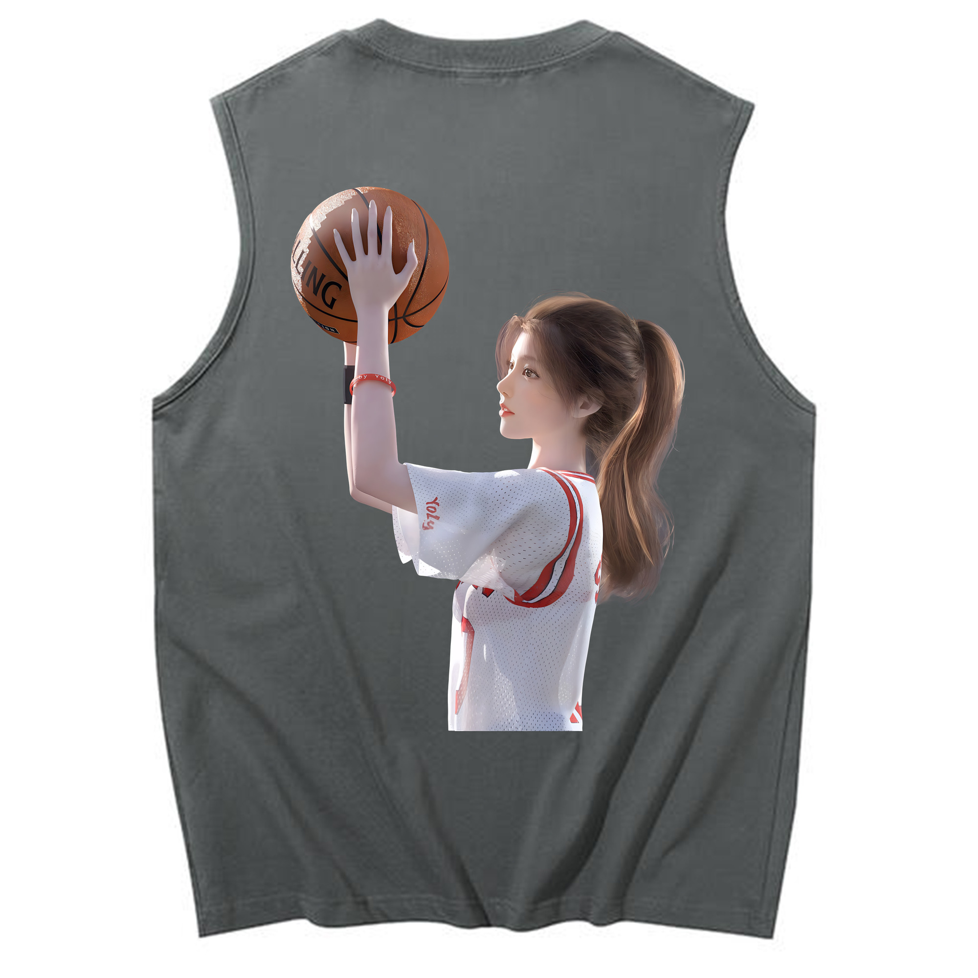 （画像用） SLAM DUNK／スラムダンク コットン100％タンクトップ（背面プリント）